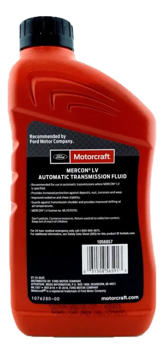 Aceite de caja automática Motorcraft Mercon LV 1L